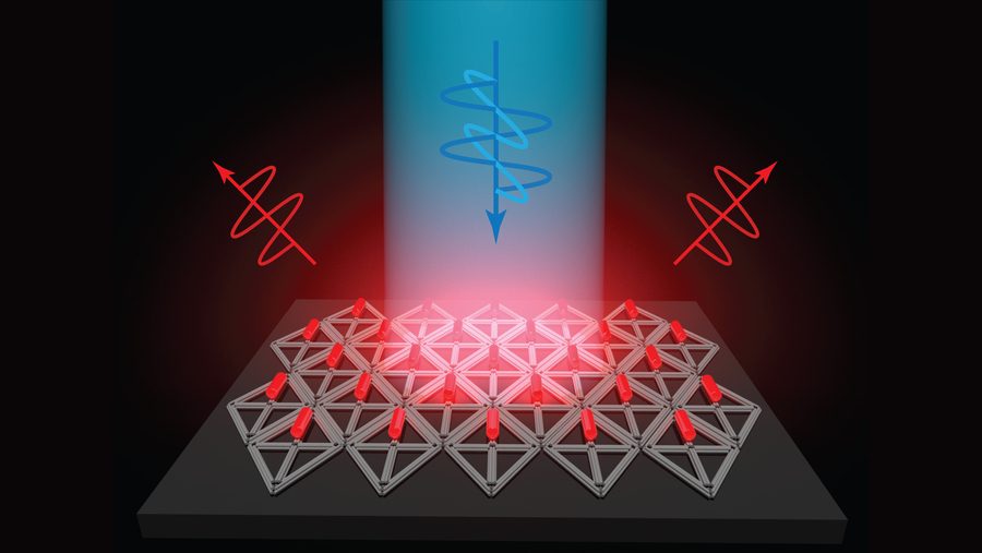 An illustration of a laser with a red light coming out of it.