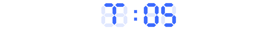 T:05 written in the style of a digital clock